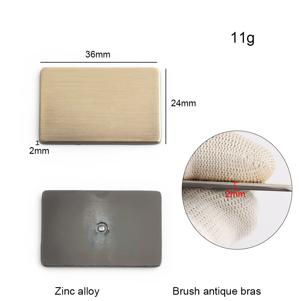 50/100/150PCS Brush antique Metal Tag Label Fix With Glue For Mail Box Door Bags Laser Text Logo Business ID Plate Name Plaques