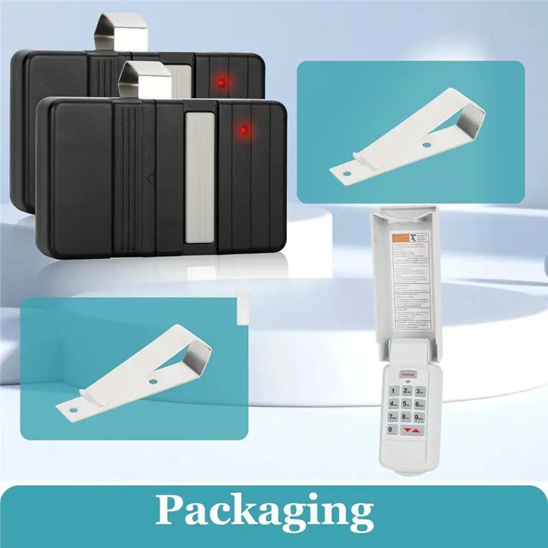 B04C-GT90-1 Garage Door Remote Control Compatible With Select Garage Openers, Secure Rolling Code, Easy Programming