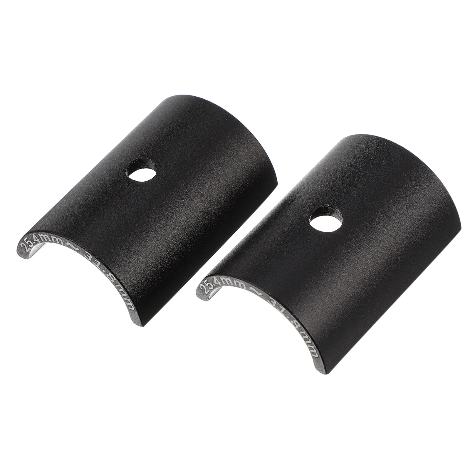 

1Pair Aluminum Alloy Handlebar Shim 24.5mm to 31.8mm Adjustable Bike Handlebar Conversion Sheet for Secure Stem Installation