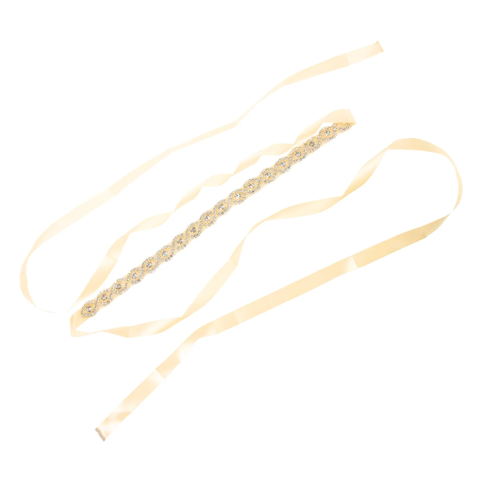 

Bridal Belt Wedding Rhinestone for Formal Dress Women's Decorative Dress￼ Waist Thin Belts