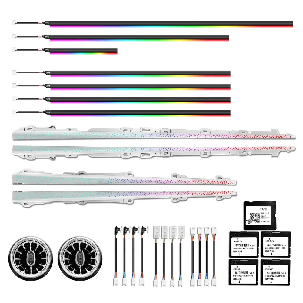 

64 цвета динамического окружающего освещения для Toyota Corolla Altis 11th Gen 2013-2018 E170 аксессуары для обновления внутреннего освещения