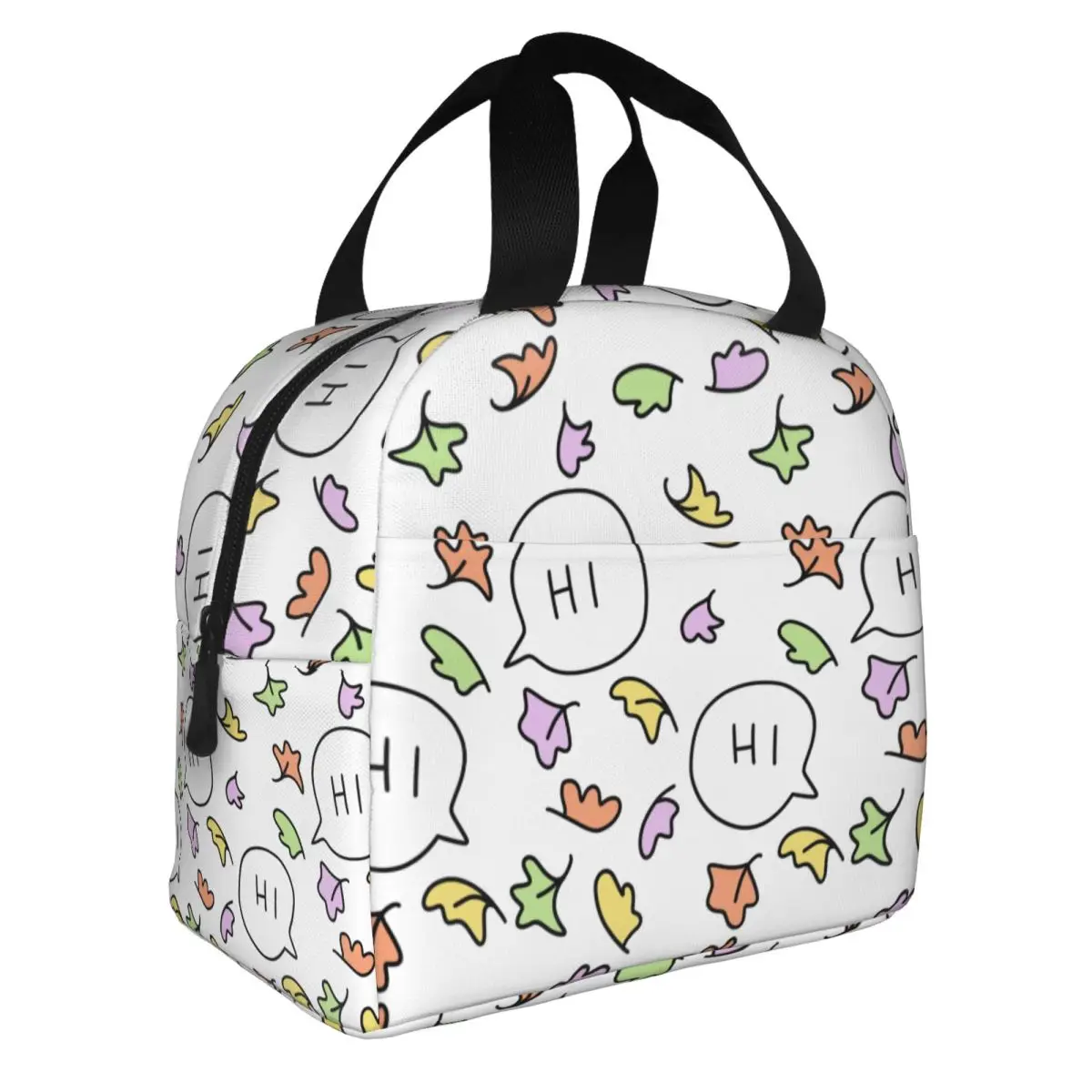 Custom Heartstopper Leaves Insulated Lunch Tote Bag for Women Hi Hi Resuable Cooler Thermal Bento Box Outdoor Camping Travel