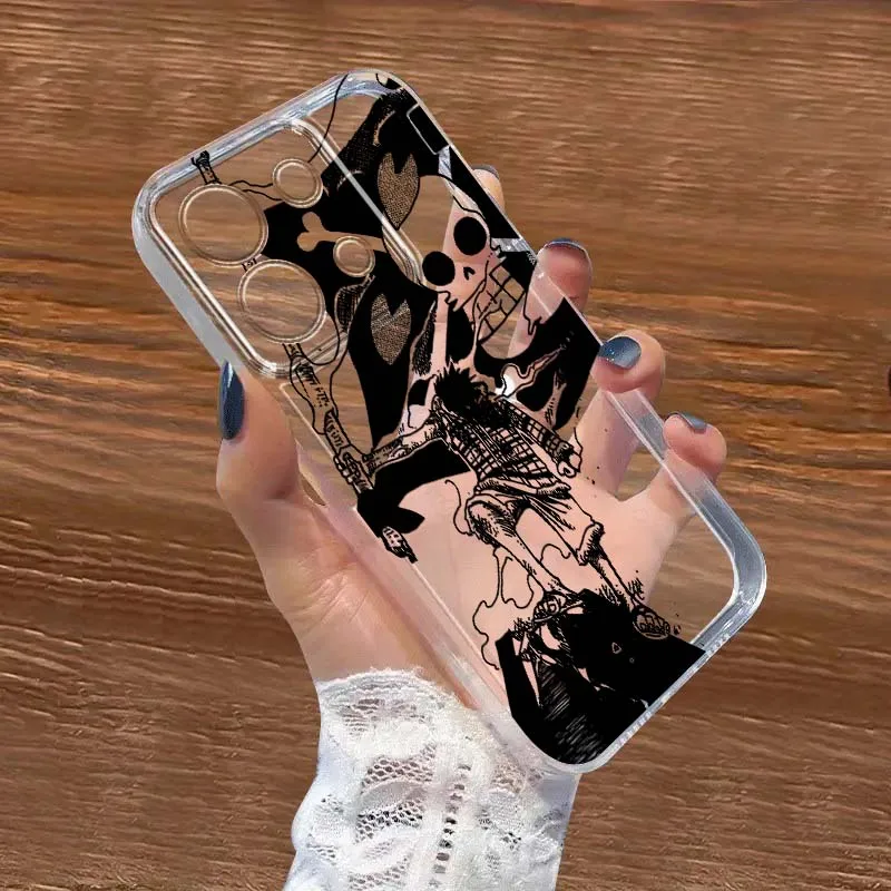 

Black Roronoa Zoro One Piece For Xiaomi Redmi 10 11 K30 K40 K50 K60 K70 Pro Prime Plus Ultra Zoom 5G TPU Transparent Phone Case