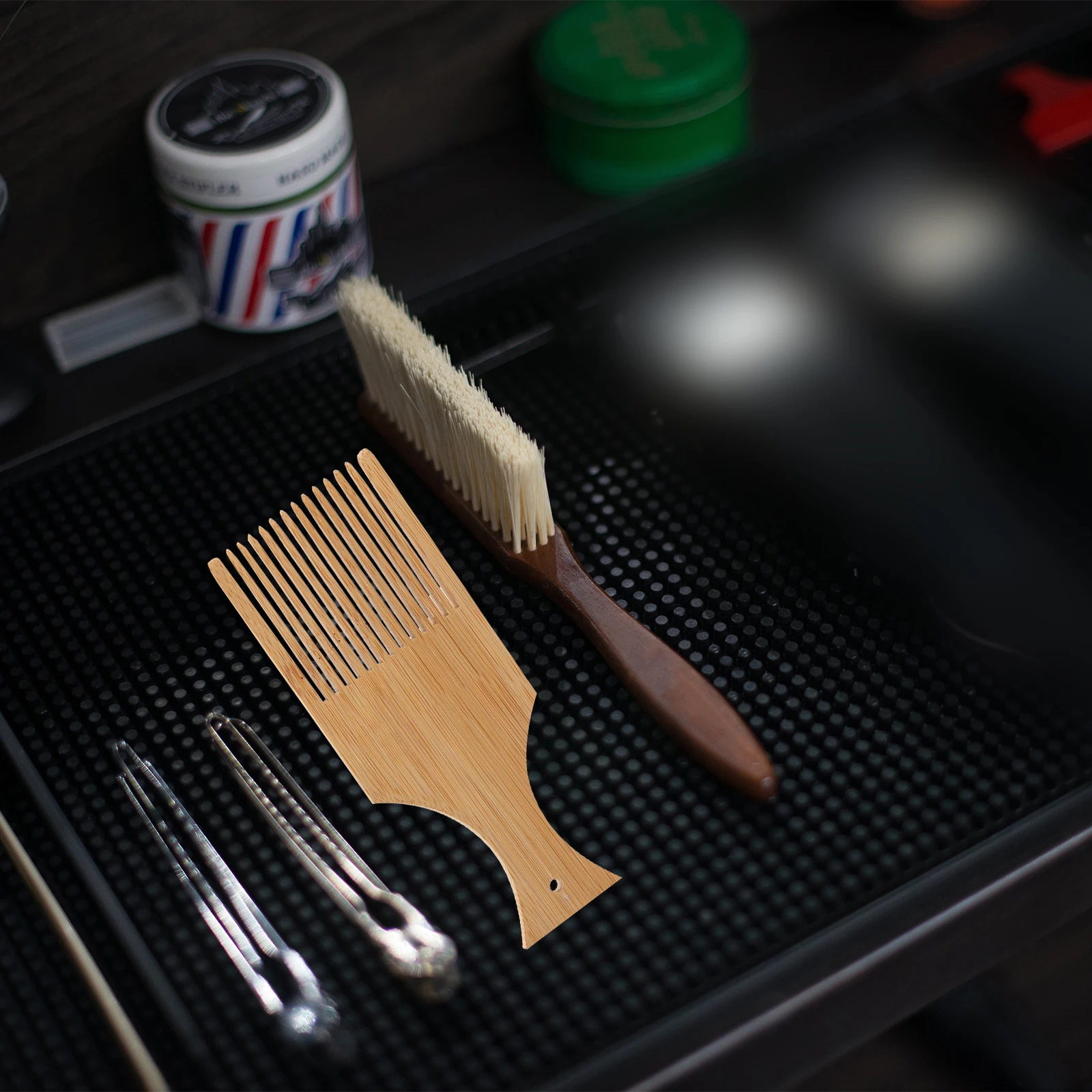 

3 PCS Wooden Large Back Comb Suits Wide Rake Curls Hair Brush Bamboo Slick Miss