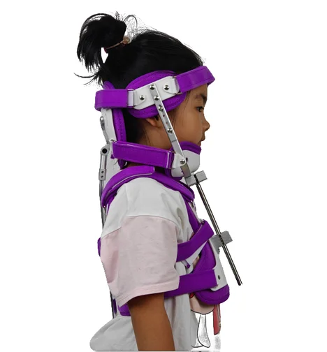 Child Cervical Fracture Rehabilitation Support Adjustable Head Neck and Chest Fixation Support