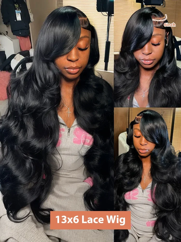 30 40 Inch Body Wave Wigs Human Hair 13x4 13x6 HD Lace Frontal 100% Human Hair Wig For Black Women
