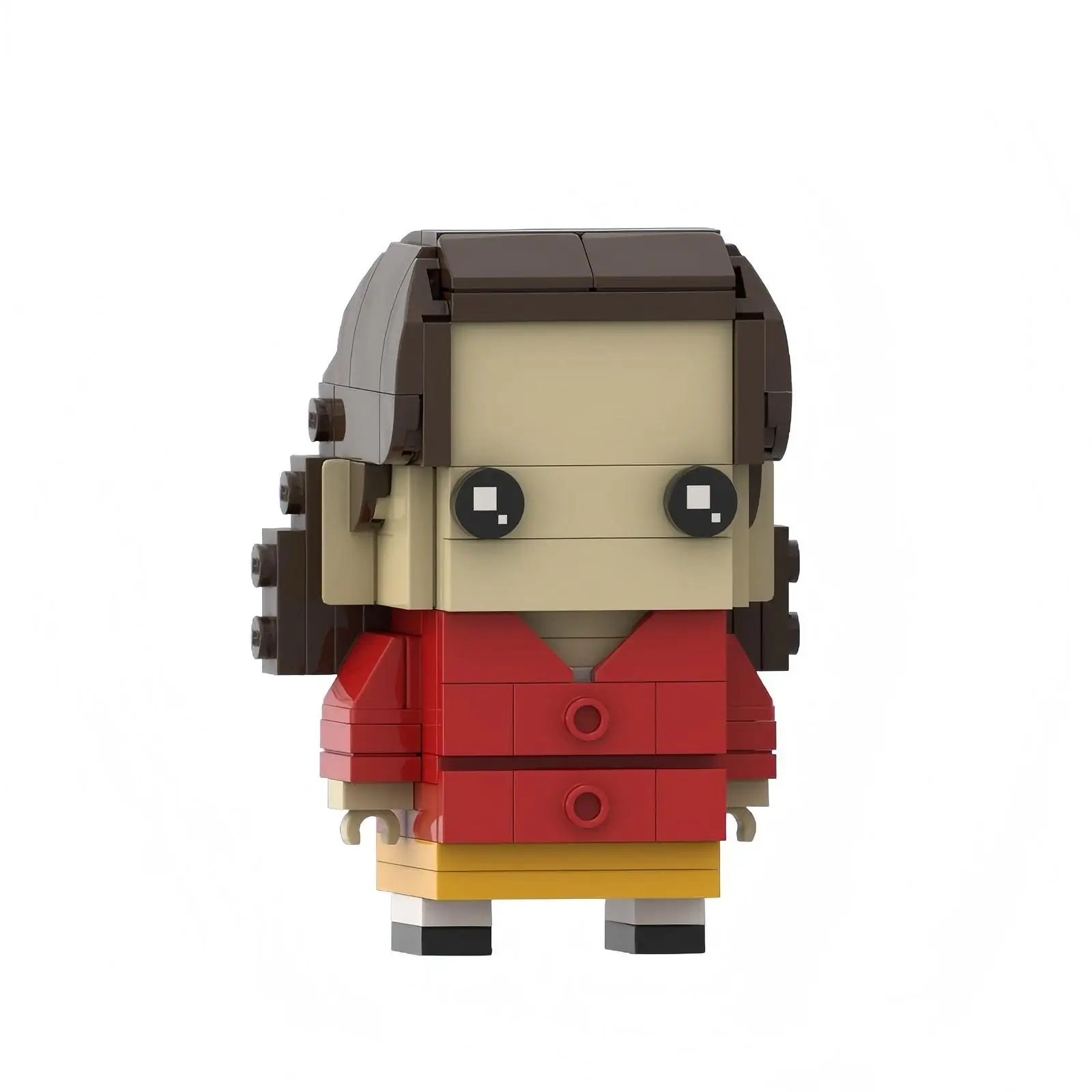 Creative Sitcom TV Character Brickheadz Building Block MOC Song Fei True Story Cartoon Doll Model Adult Collectible Toys Gift