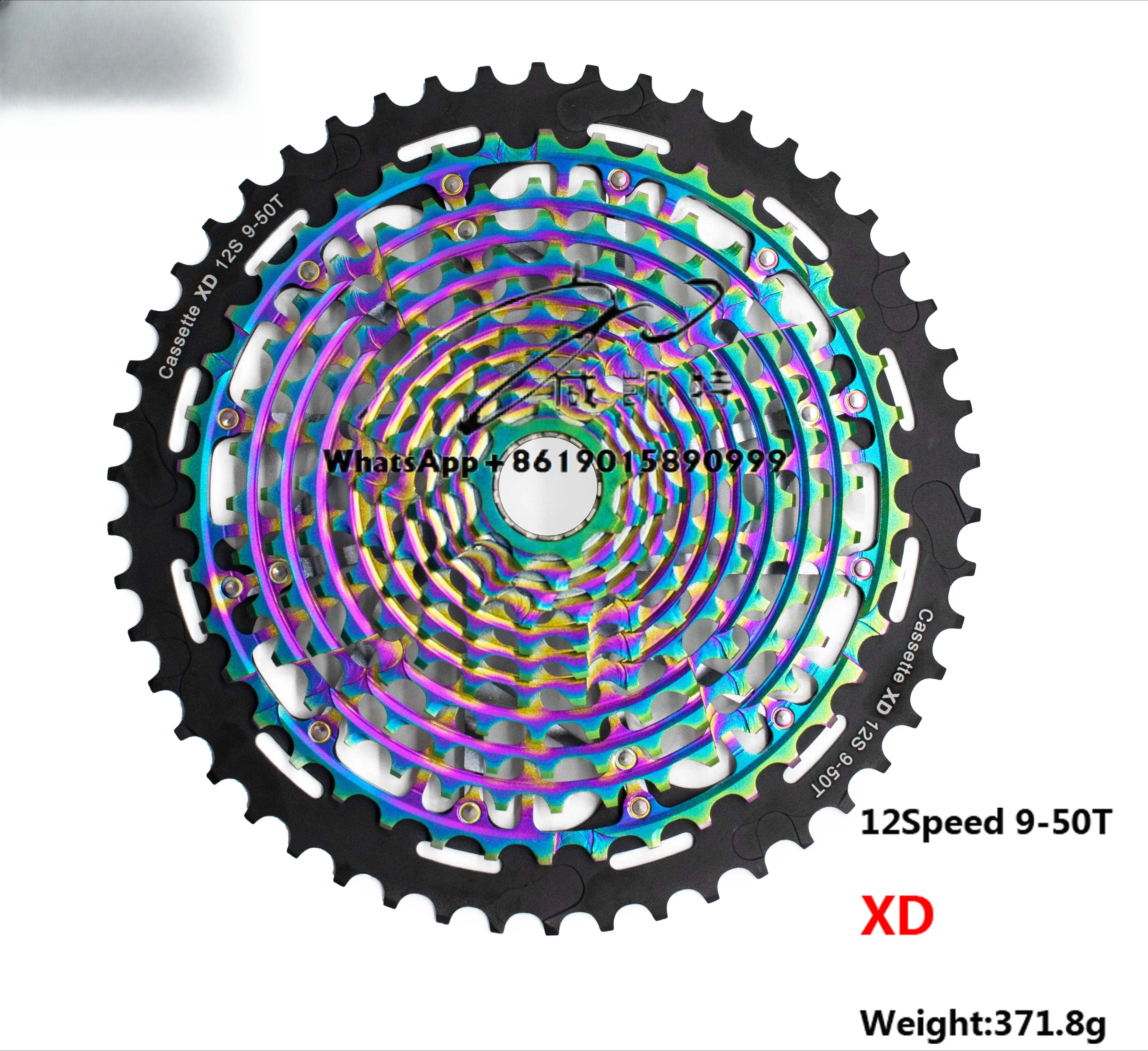 

MTB 12 Speed 9-50T Cassette Ultimate XD Cassette Rainbow Flywheel Ultralight Sprocket