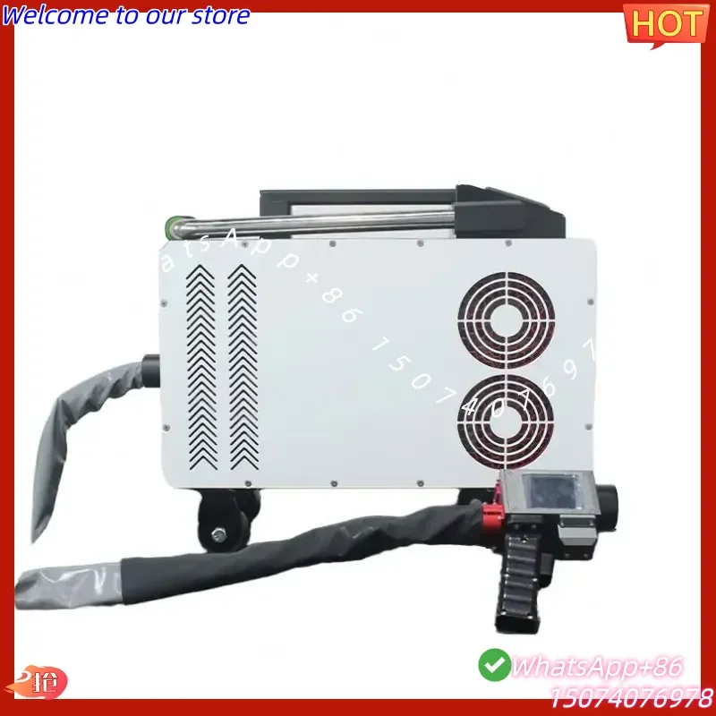 2026 Portable Suitcase-Type Fiber Pulse Cleaning Machine 300W/1500W for Industrial Wood Surface Treatment & Metal Rust