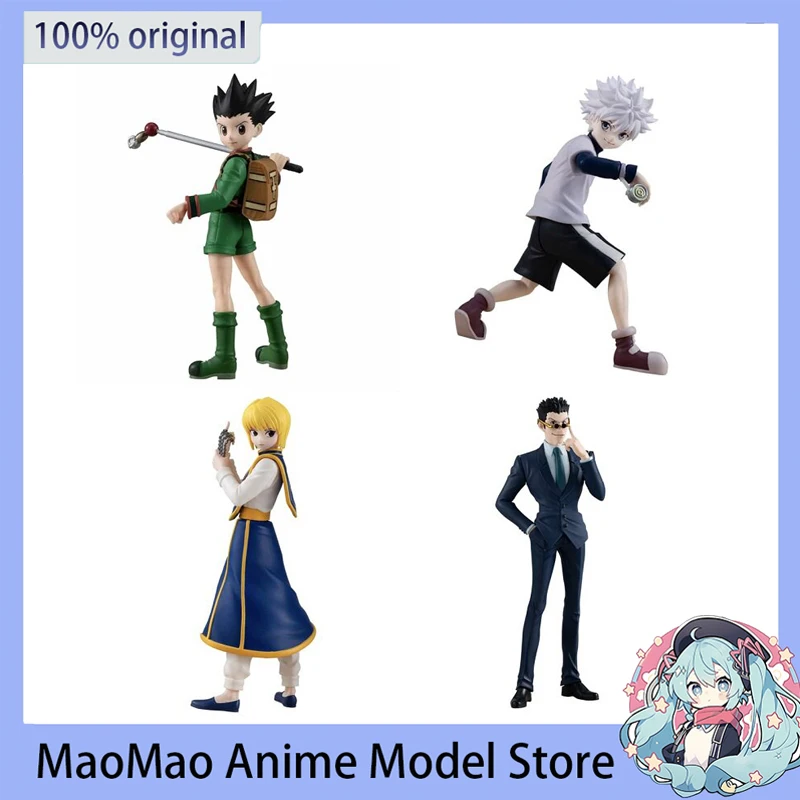 

Original Bandai HG 01 HUNTER HUNTER Gashapon Toy Killua Zoldyck Curarpikt Leorio PaladiKnight Styling Ornaments Anime Model Toys