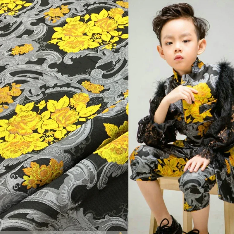 

Жаккардовая парчовая ткань, детский костюм для выступлений, плащ, ткань, хрустящий костюм, тисненые ткани, шитье своими руками по дворам