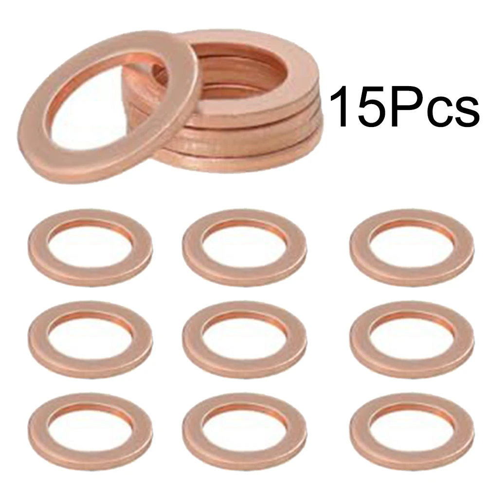 

15PCS 14mm Drain-Plug Gasket Seal Replacement For Mercedes 007603-014106 Practical-Car Accessories Tools