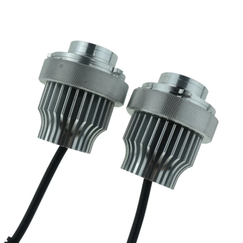 2x LED Angel Eyes 80W Halo Rings Headlight Bulbs For BMW E60 E61 LCI 2007-2010