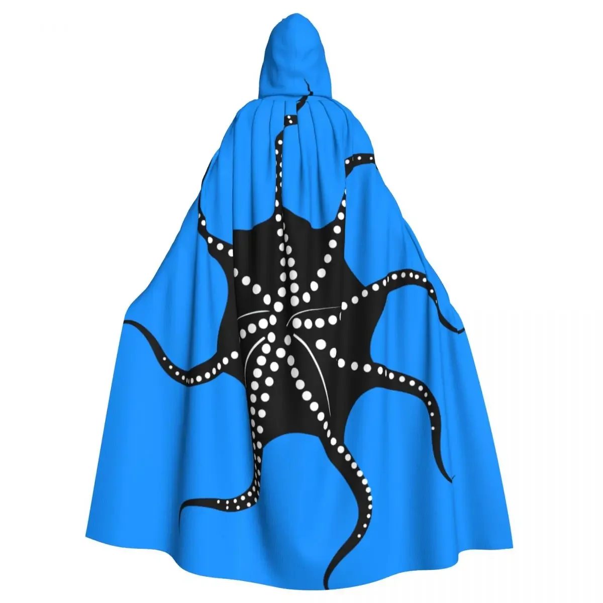 Shrimp Unisex Witch Party Reversible Hooded Adult Vampires Cape Cloak