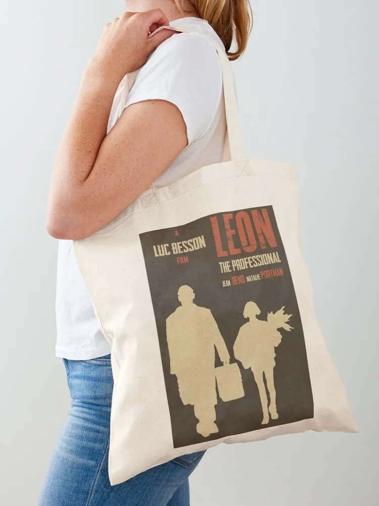 

Léon the Professional - Yellow Black Artwork Tote Bag Canvas Large bags for women tote bag men's custom tote bag