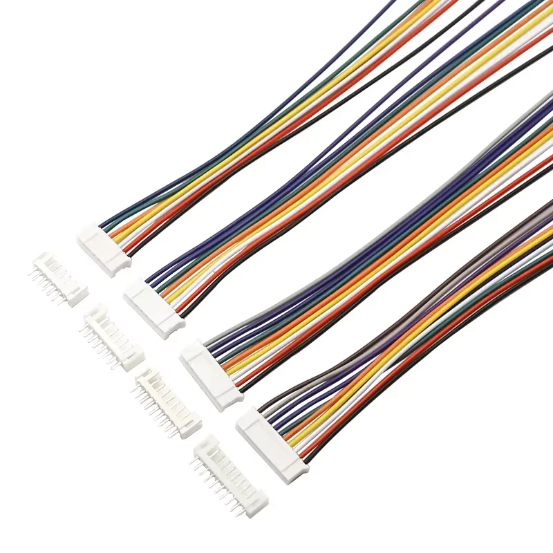 5Sets Mini JST PH2.0 PH 2.0mm Cable Wire Connector 2/3/4/5/6/7/8/9/10/12 Pin Male Female Plug Socket 10/20cm Wire Length 26AWG
