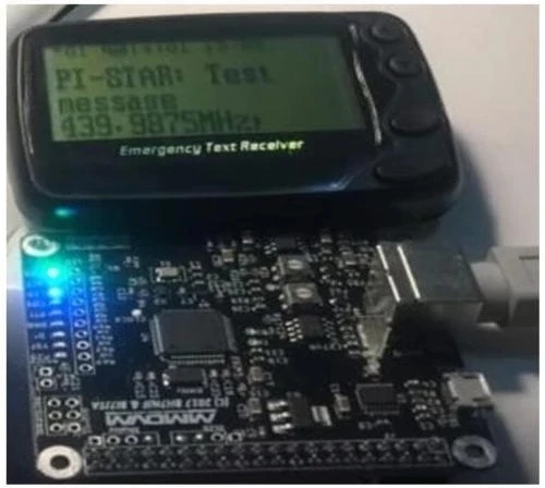 Imagem -02 - Receptor e Cabo de Texto da Emergência do Pager Pocsag do Pager Alfanumérico Programável para Mmdvm Dapnet Uhf Vhf