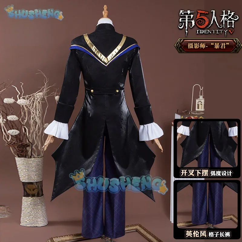 FC6Shusheng Identity V Джозеф Фотограф Ivory Tower Игровой костюм Уникальная модная униформа Косплей Костюм Хэллоуин Вечеринка Out@FC8!