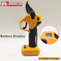 Fit for Dewalt 20V 18V Battery Electric Scissor Cordless Pruner Shears Branches Cutter Pruning Garden Power Tools