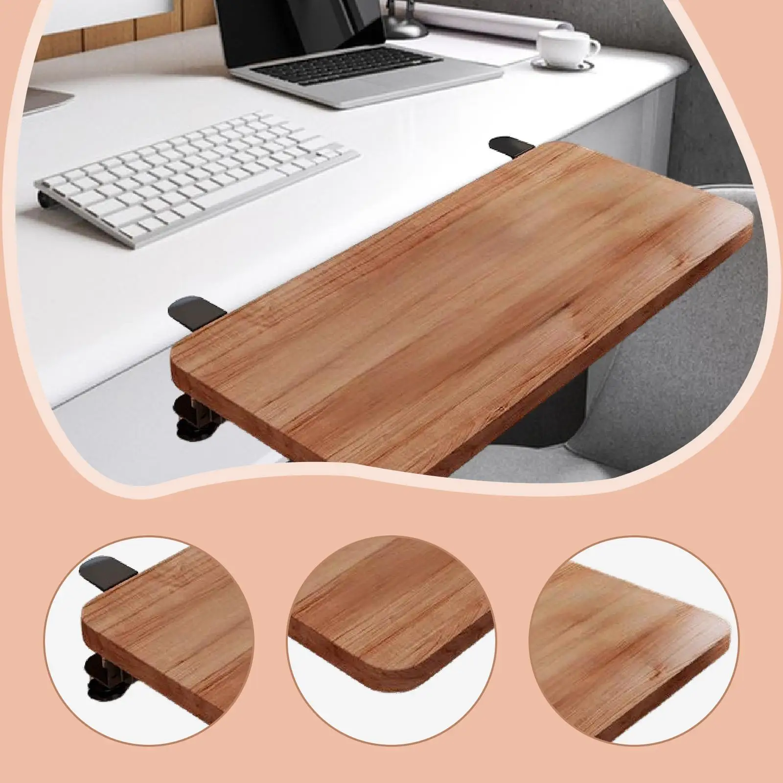 Desk Extension Board Arm Rest Expansion Accessories for Office Multifunctional