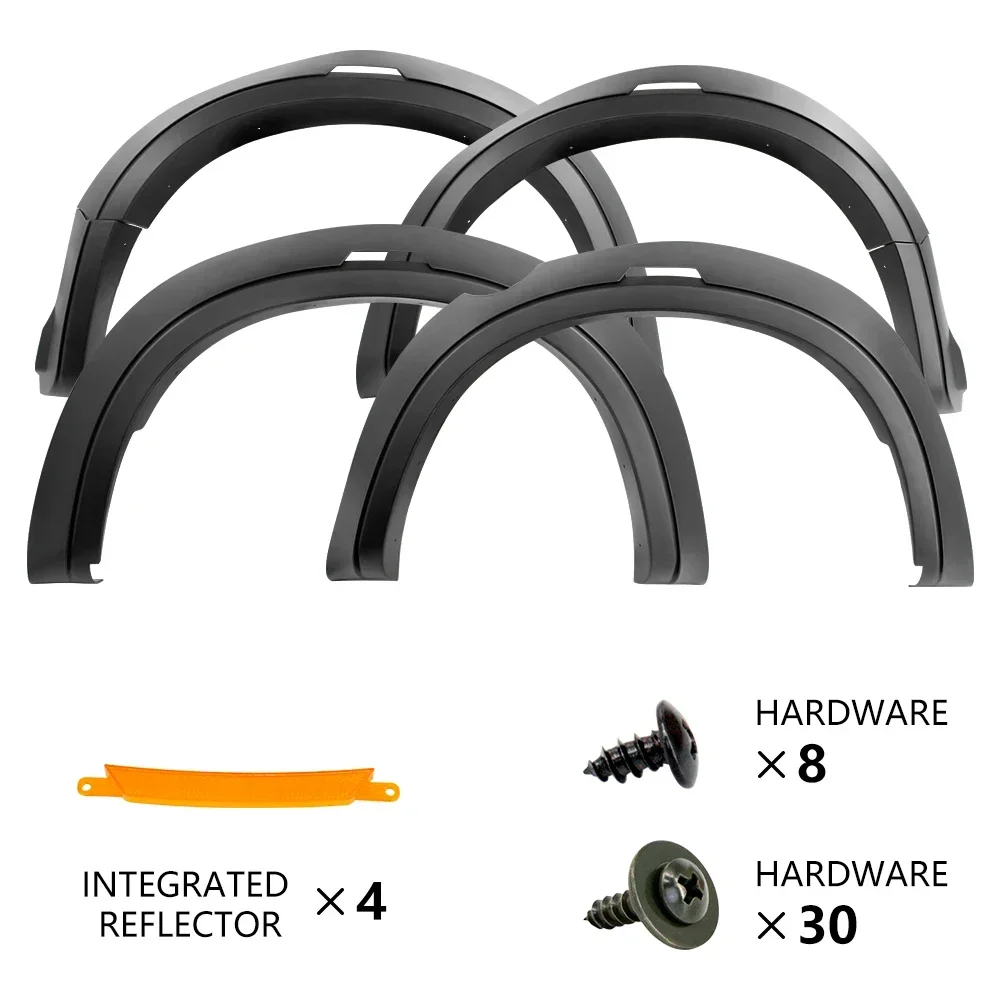 Fender Flares Wheel Arch Extension for Chevrolet Colorado S10 2015-2021 Year Model Mudguards with reflector not for US Version