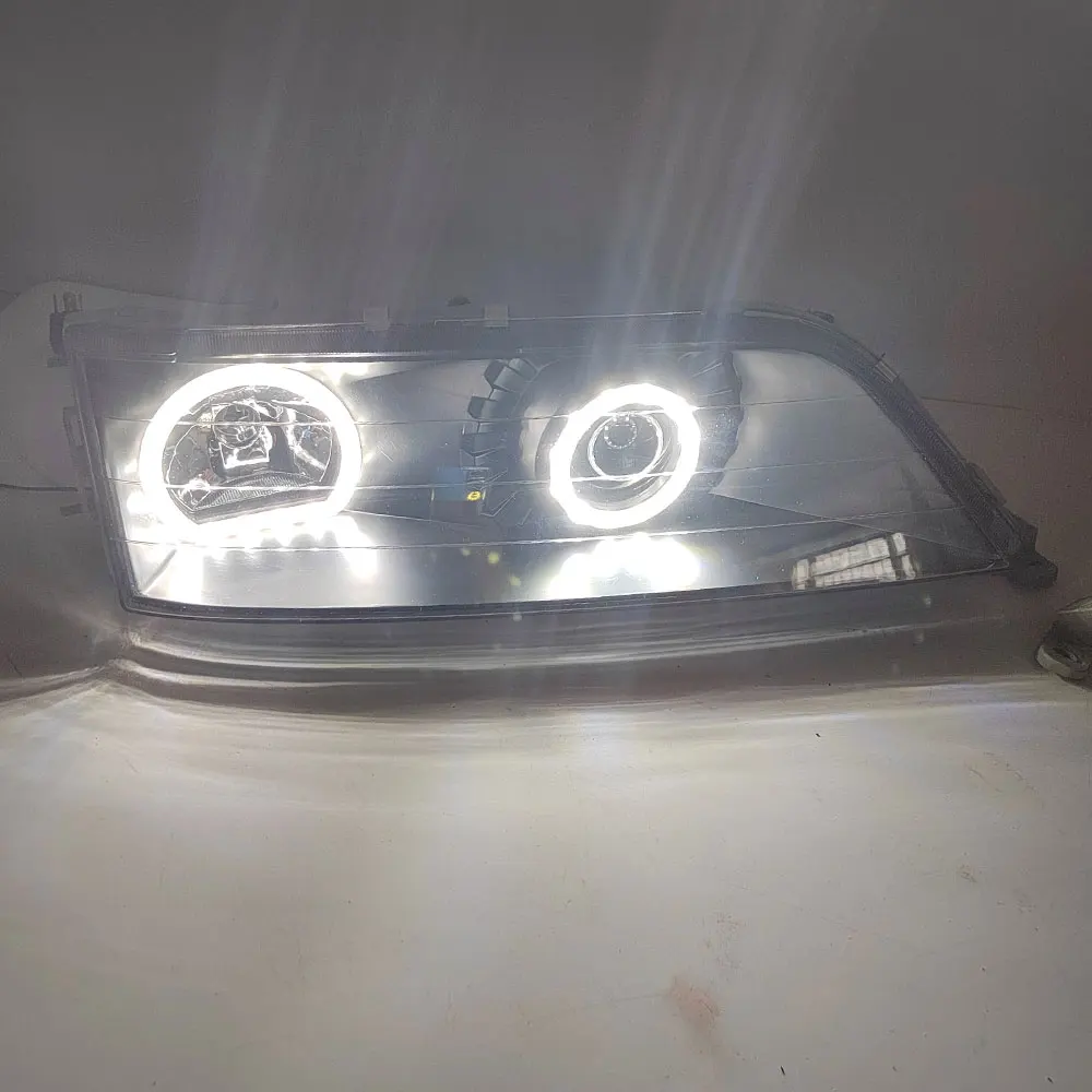 A Pair Car  LED Headlamp For Toyota Mark Jzx100  1997 1998 1999 2000 Automobile Headlight with Lens