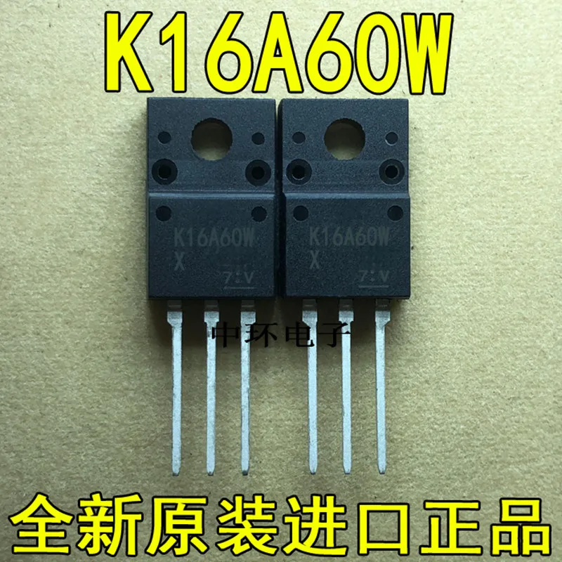 10PCS K16A60W TK16A60W TO-220F 600V 15.8A MOSFETS Silicon N-Channel MOS (DTMOSIV)