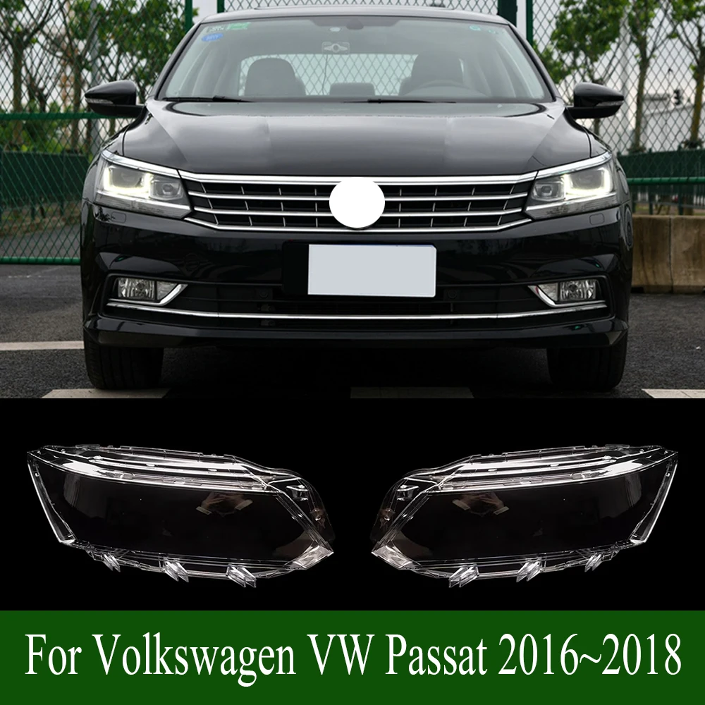 

For Volkswagen VW Passat 2016~2018 Headlamp Transparent Cover Headlight Shell Lens Replace The Original Lampshade Plexiglass