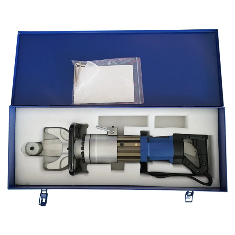 Hot Sale -25 Hydraulic Rebar Bender Cutter Bending Manual Portable Stainless Steel Carbon Steel 1.3kW Motor For 25mm Steel