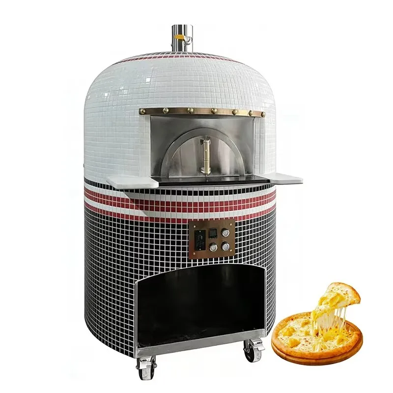 Commercial Pizza Oven for Restaurant Kitchen Baking Bread Flatbread and Frozen Pizza with Precise Temperature Control