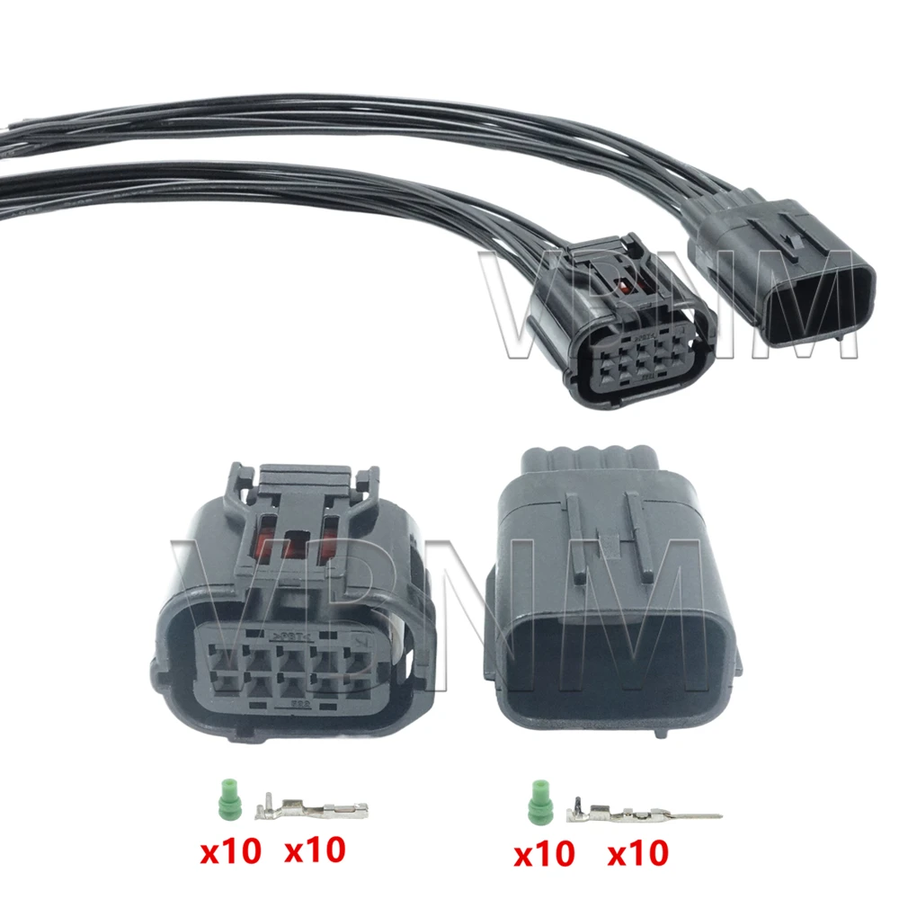 10 Pin 6188-0696 6189-1134 90980-12380 Auto Waterproof Plug Automotive Socket Radar Sensor Distance Sensor Connector For Toyota