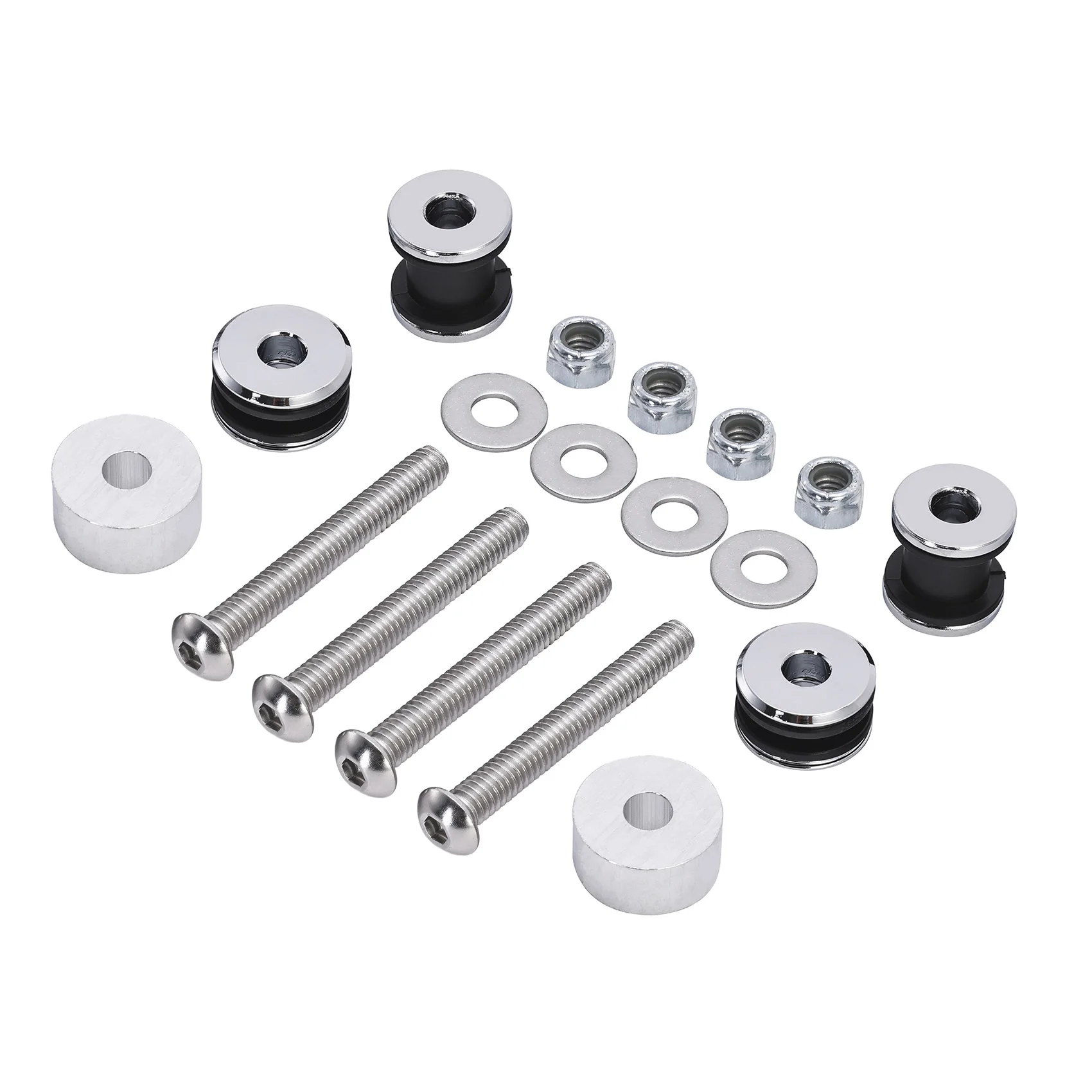 Sissy Bar Rack Docking Hardware Kit For Harley Softail 2000-2017 FLSTC FXSTSB FLSTN FXSTC Detachable Sissy Bar Rack