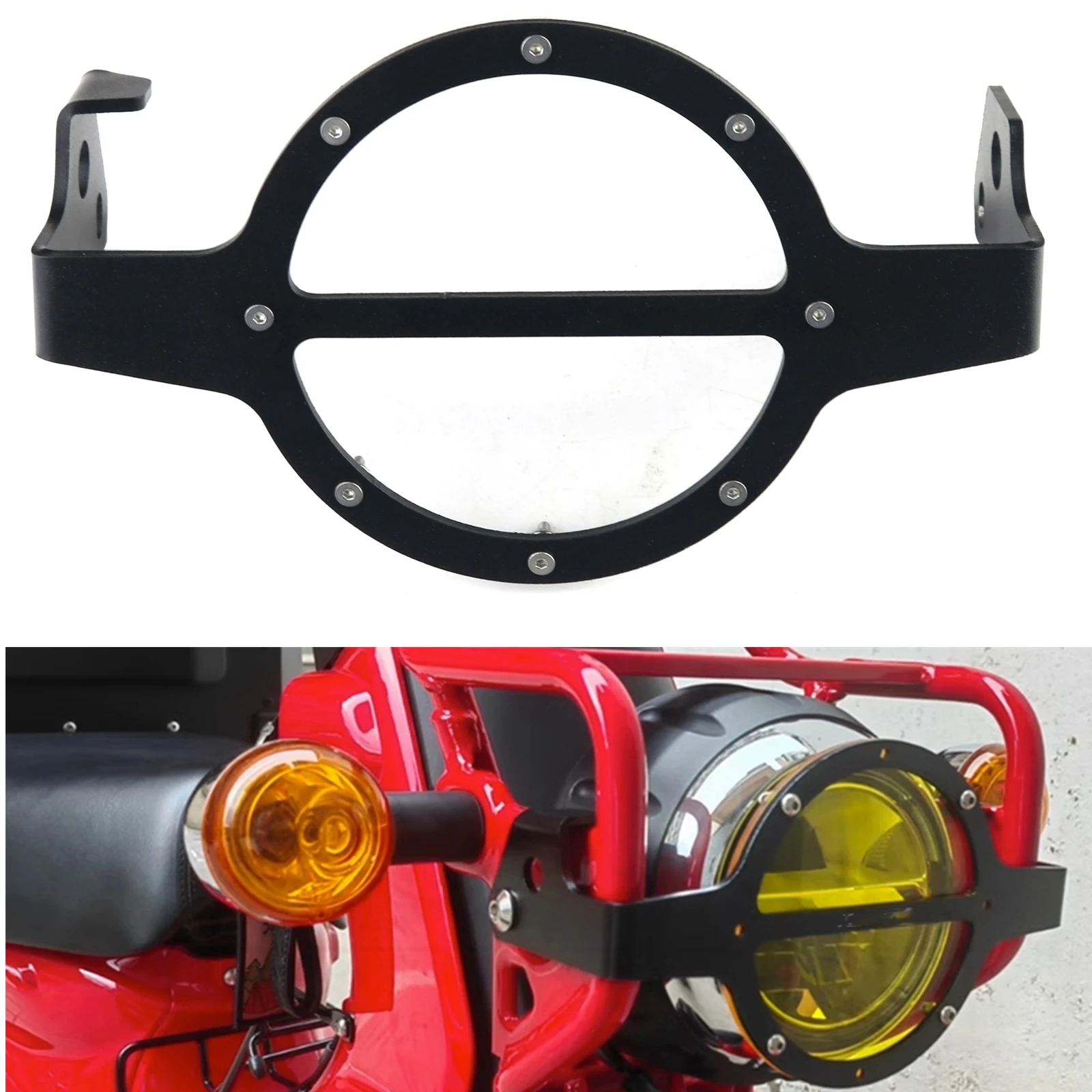 

For Honda CC110 JA45 Headlight Brackets Protection Cover Motorcycle Headlamp Frame