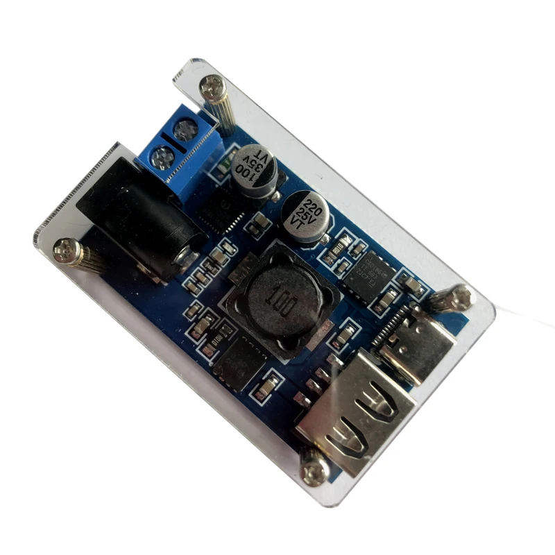 5Pcs  Custom Electronic Circuit Board Manufacturing Assembly Integrated Dual Port USBA/USBC Fast Charging Modules Multilayer PCB