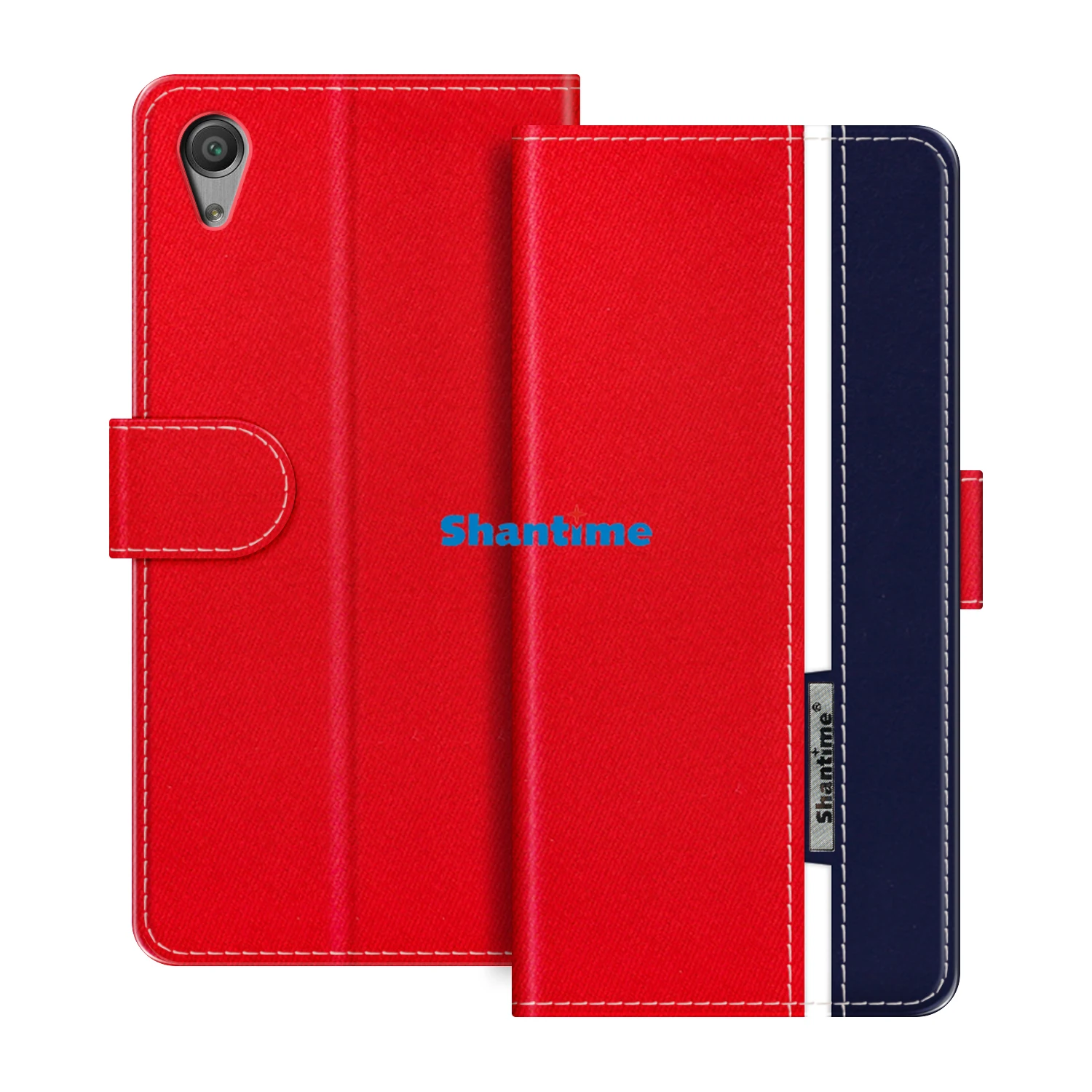 Compatible con Sony Xperia X F5121 Sony Xperia X Performance F8131 libro protector cartera funda para teléfono móvil funda plegable