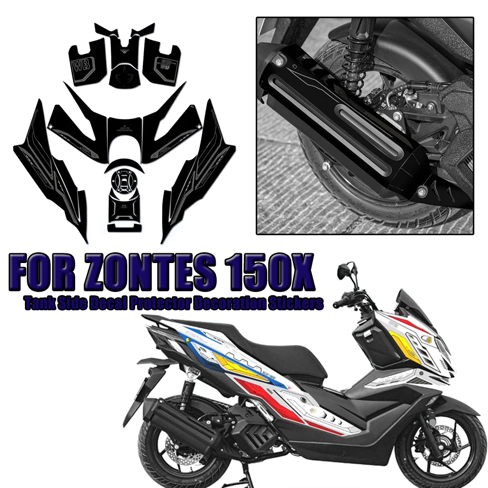 

FOR ZONTES 150X 150 X 150-X 2026 Motorcycle Refit Full Body Sticker Fuel Tank Side Decal Protector Decoration Stickers