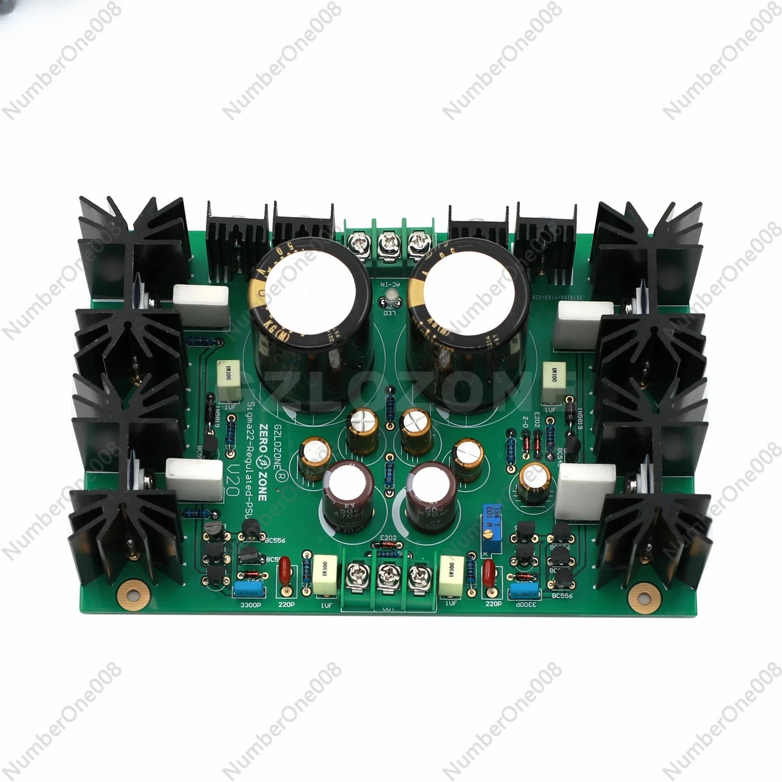

Sigma22 Regulated Power Supply Board For Beta 22 β22 Amp DIY +/-5V To +/-36V Nichicon 10000UF/50V Capacitance