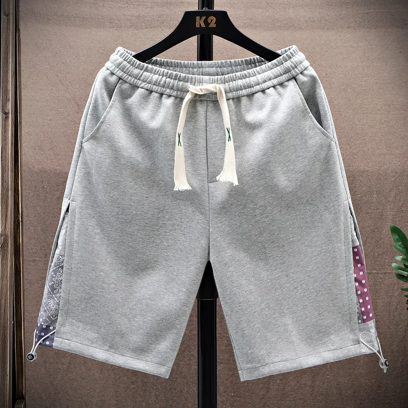 2025 summer thin personalized shorts men's printing fashion trend casual sports men's D087