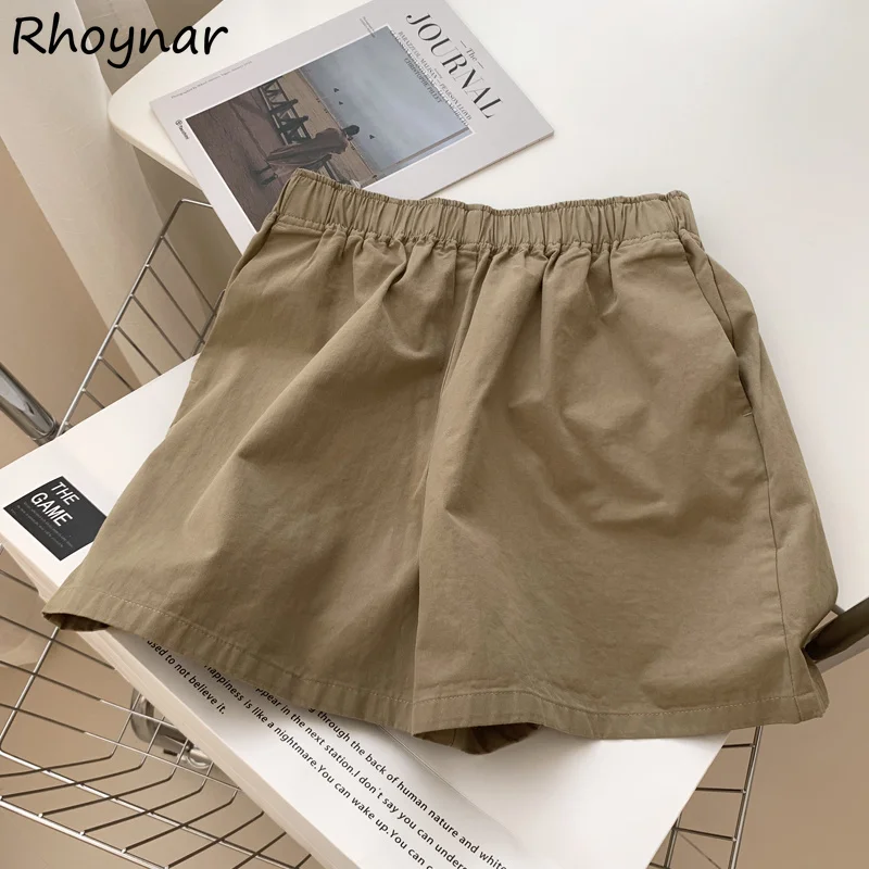 5 Colors Shorts Women Summer Harajuku Loose Unisex Streetwear High Waist All-match Personality Casual Chic Japanese Style Ins