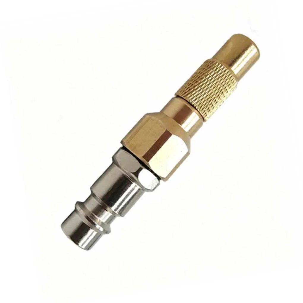 G1/4 Quick Connect Brass Air Nozzle for Tire Inflation and Pneumatic Tool Use with Standard G1/4 Thread Compliance