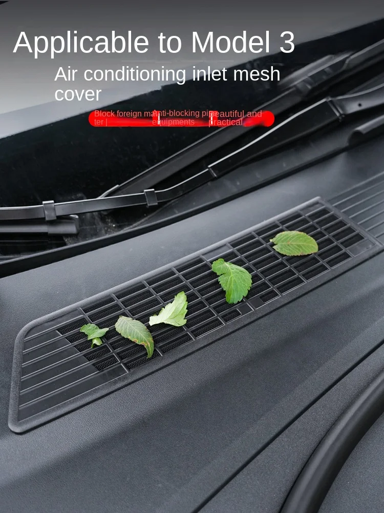 For Tesla MODEL3 New Version Fly Net Air Conditioning Inlet and Outlet Protective Cover Modification Accessories Good Stuff