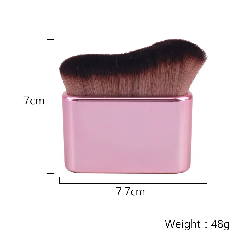 1pc Self Tan Brush Soft Body Makeup Brushes Portable Self Tanning Brush Self Tanner Face Brush For Body & Leg Makeup Beauty Tool