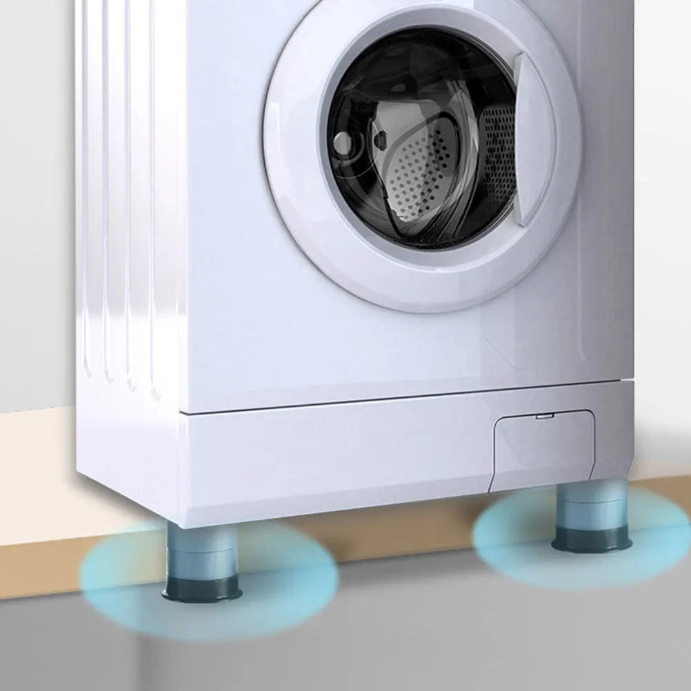 

4Pcs Anti-Skid Washing Machine Foot Pads Shockproof Noise Reduction Ventilation Durable Non-Slip Wear-Resistant