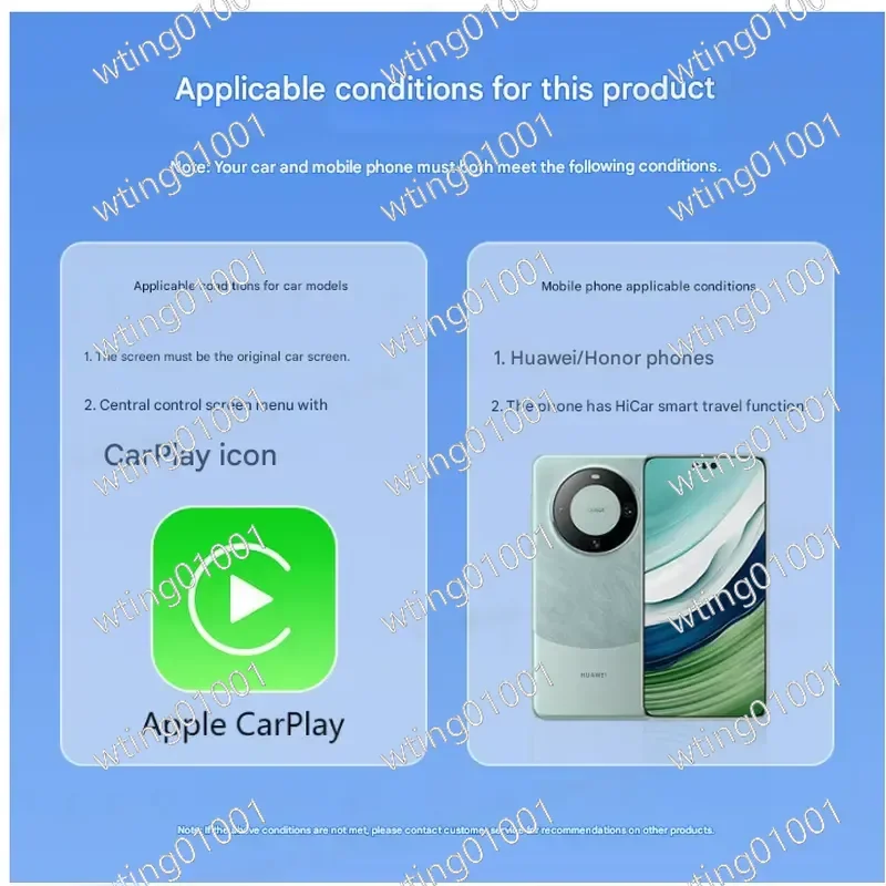M3 Wireless HiCar Adapter 2025 Model Compatible with Various Car Brands for Seamless Smartphone Integration and Enhanced