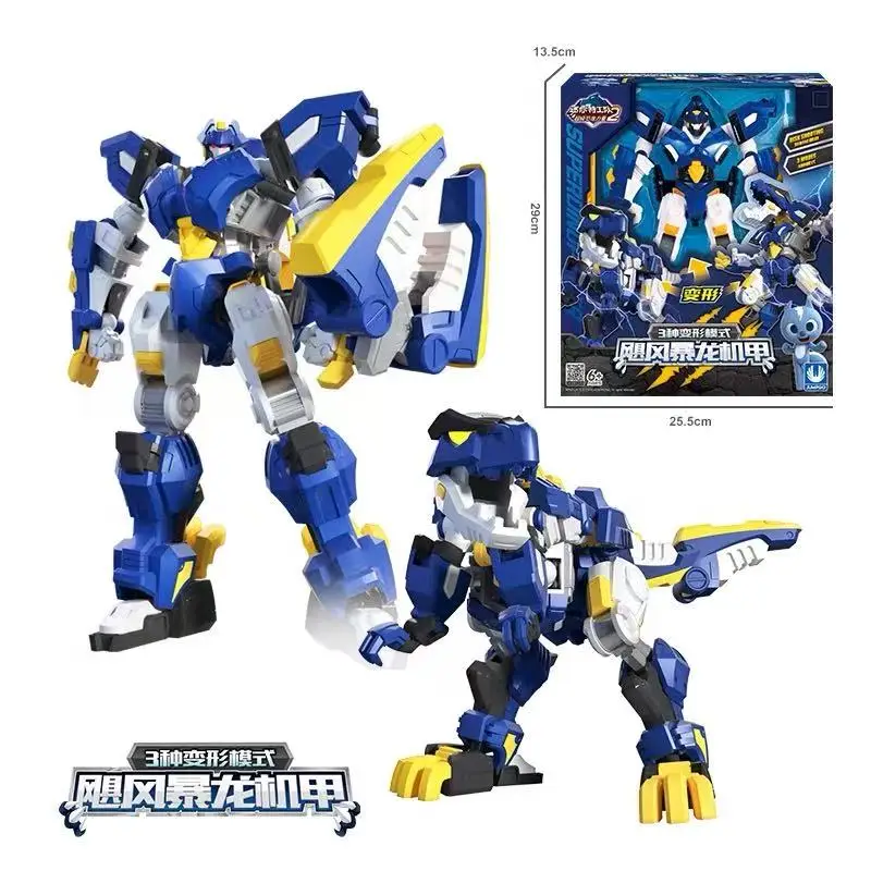 

ni Force 2 Super Dino Power Transformation Robot Toys Action Figures MiniForce X Simulation Animal Deformation Dinosaur Toy