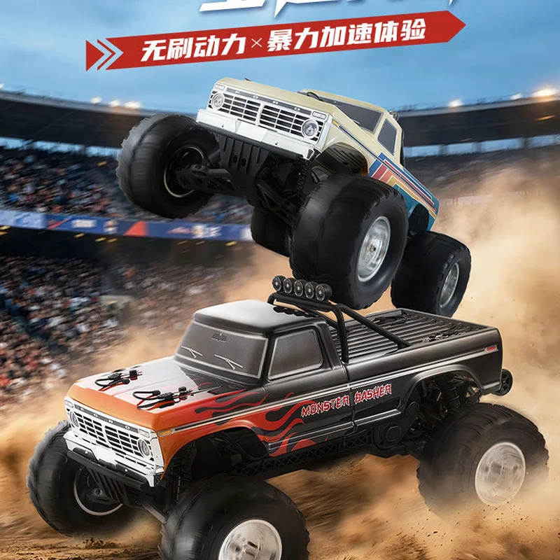 Fms 1/10 RS F100 Brushless Monster Rc Truck 2wd Rear Drive Mid Battery High Speed Off Road Drift Car Adult Remote Control Car