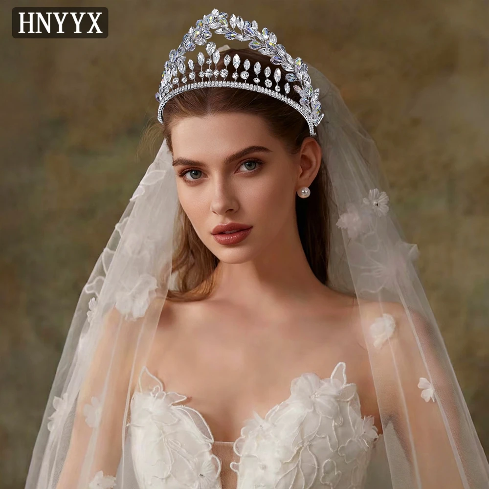 

Винтажная серебряная корона с кристаллами YouLaPan, роскошные свадебные аксессуары для волос, элегантный головной убор для женщин на банкет или вечеринку YXA409