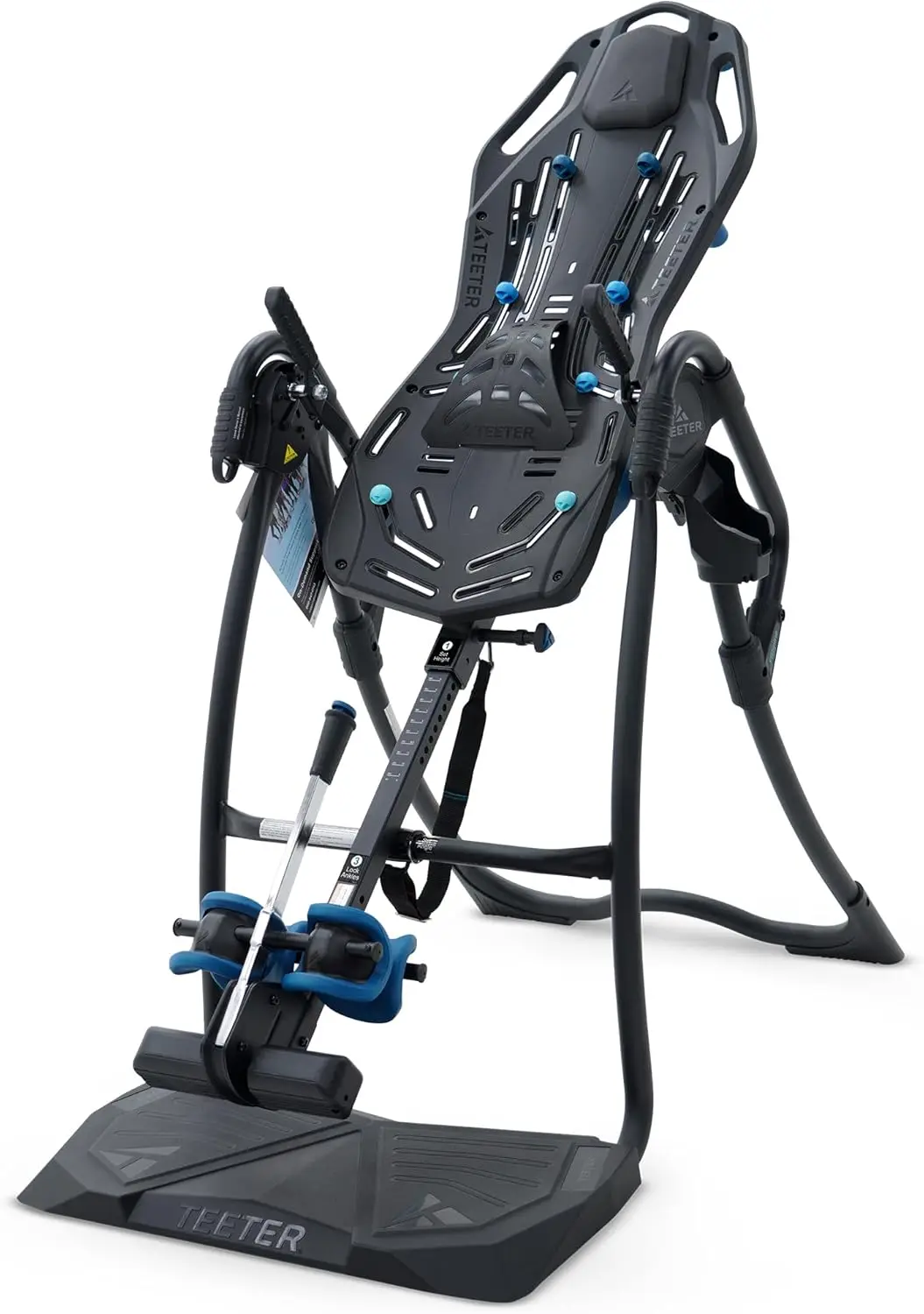 

Teeter FitSpine LX9 Inversion Table, Deluxe Easy-Reach Ankle Lock, Decompression Surface for Back Pain Relief, Integrated Access