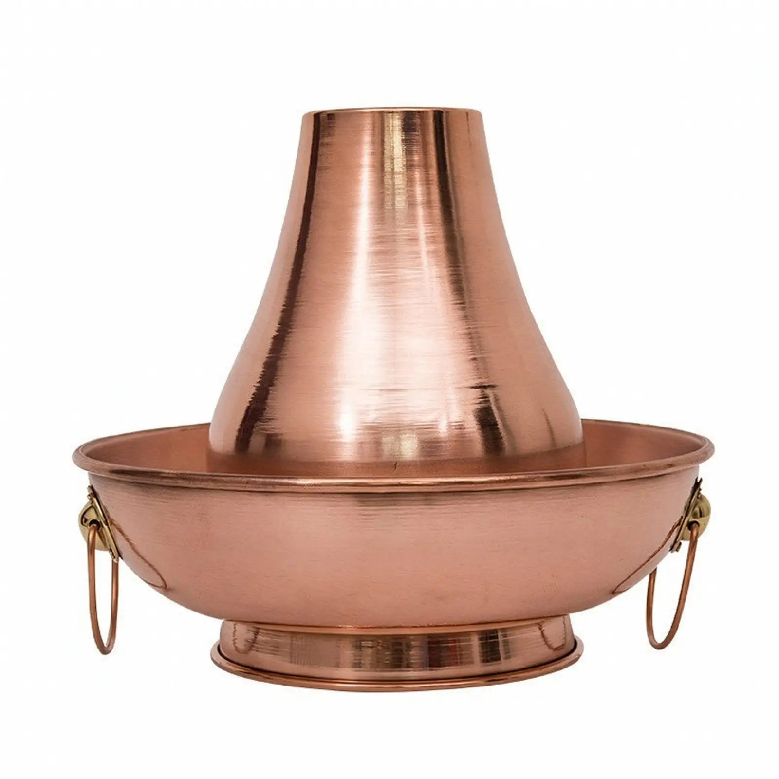 Copper Hot Pot Traditional Chimney Hot Pot Thick for Restaurants