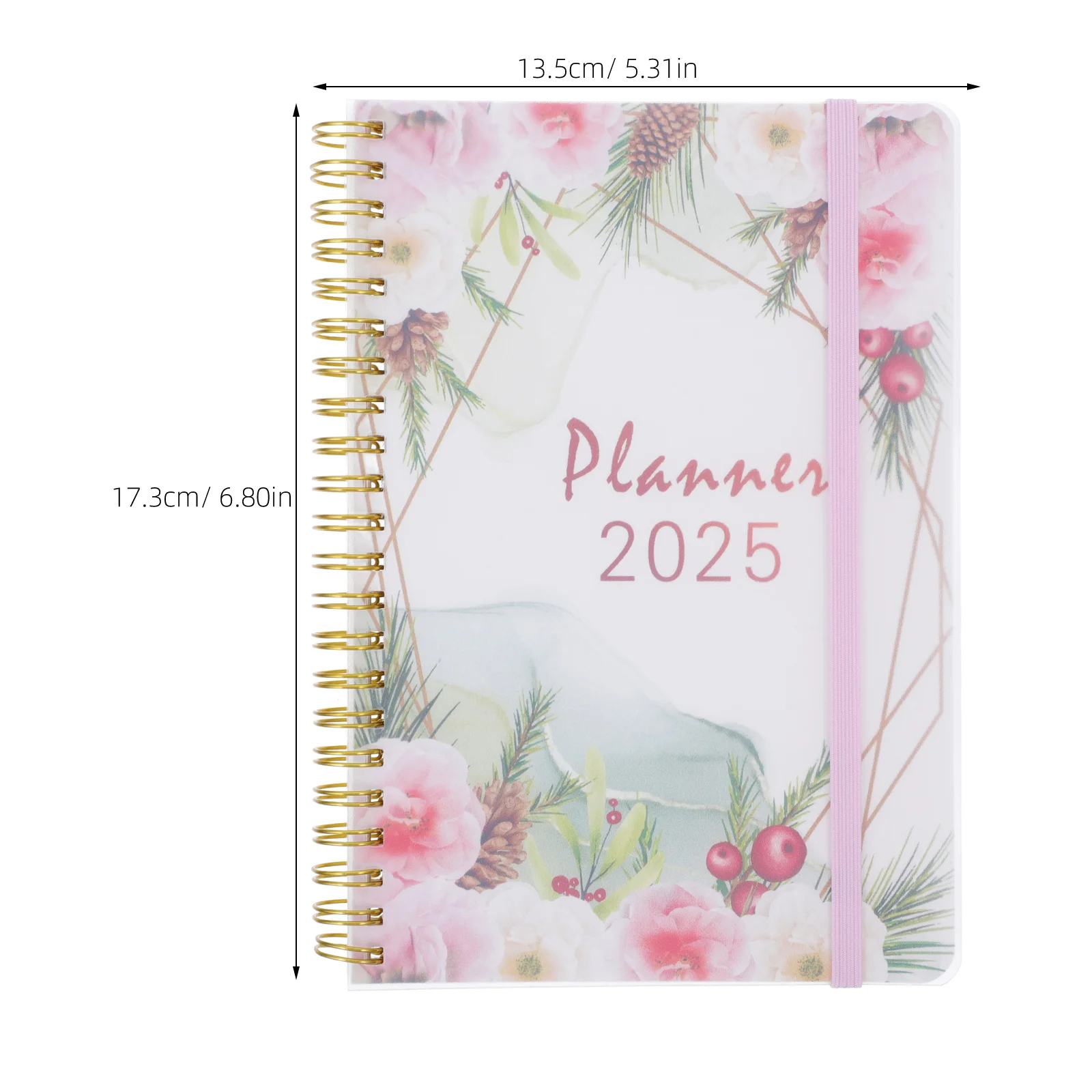 Weekly Planner 2025 Notebook Spiral Bound A5 Metal Coil Lesson Plan Book Academic Schedule Students School Supplies Paper